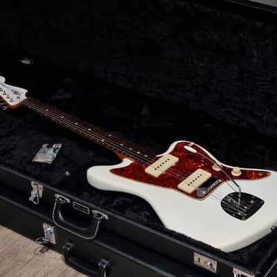 1964 Fender Jazzmaster Pre-CBS - White Refin with Matching Headstock image 12