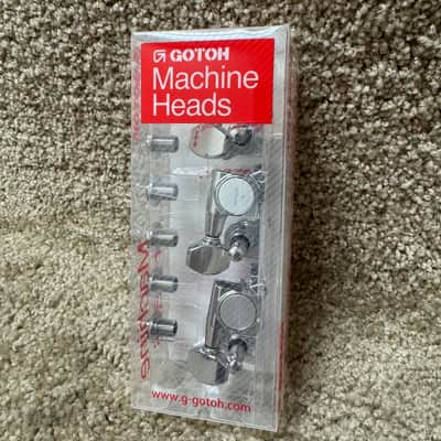 Gotoh SG381 P1 Tuners Tuning Machines Set Chrome image 1