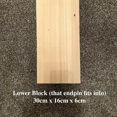 Double Bass complete set of blocks and linings 20 years aged, European spruce image 3