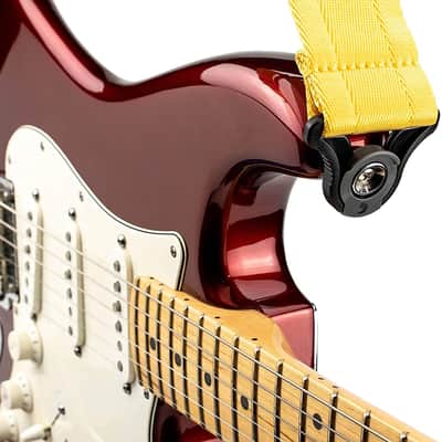 D'Addario Auto Lock Guitar Strap Mellow Yellow image 4