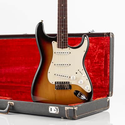 USED 1971 Fender Stratocaster with Rosewood Fretboard - Sunburst image 1