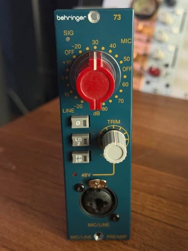 Behringer 73 500-Series Microphone Preamp 2025 - Present - Blue image 1