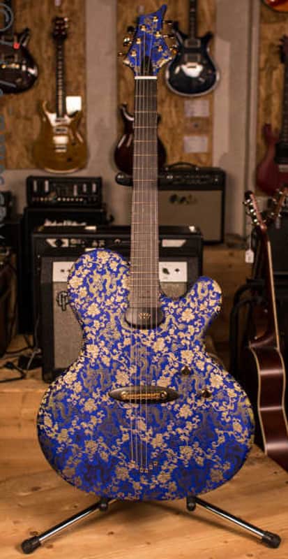 Ritter Princess Isabella Blue Dragon #6 of 25 Fabric Guitar image 1