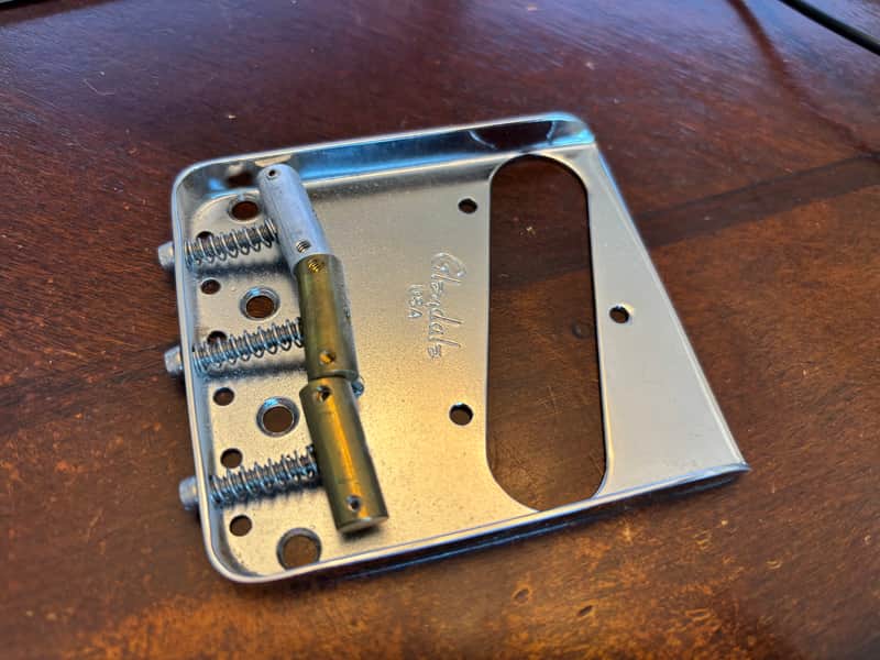 Glendale Telecaster Bridge with Glendale Intone Saddles image 1