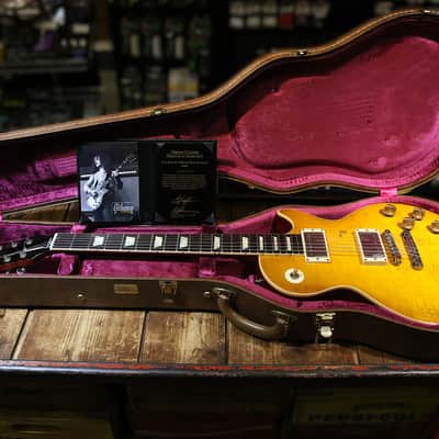 Gibson Custom Shop Paul Kossoff '59 Les Paul Standard (Murphy Aged) 2012 - Aged Green Lemon Burst image 5
