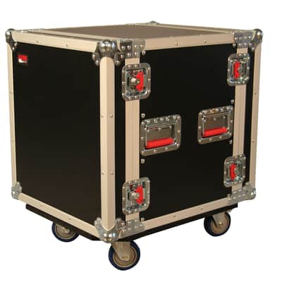 Gator G-TOUR-12U-CAST Rolling 12U ATA Rack Road Case w/ Casters