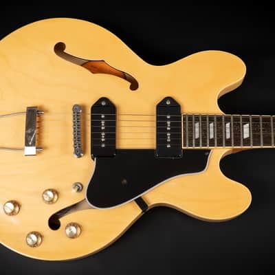 2016 Epiphone Casino Reissue mit Rosewood Griffbrett - Natural | ES-330 Style Seymour Duncan P-90 Pickups 2,88kg | Gator Case Bild 4