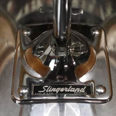 Slingerland 4pc Concert Tom Drum Kit Set Chrome Over Maple Vintage 1970's image 4