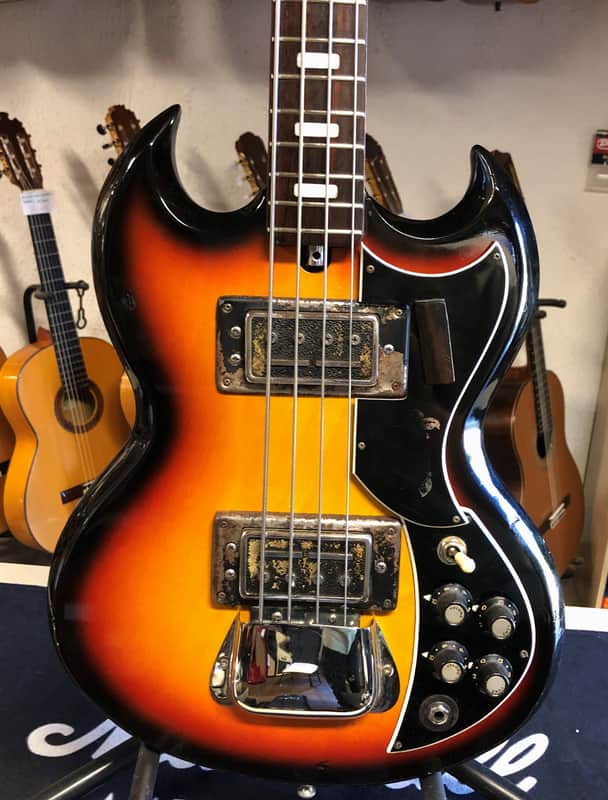 Jolie basse Kay modèle K-2B de la fin des années 60 fabriquée au Japon Shor scale image 1