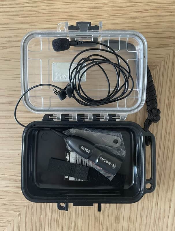 RODE Lavalier Lapel Mic kit + Micon 5 adapter image 1