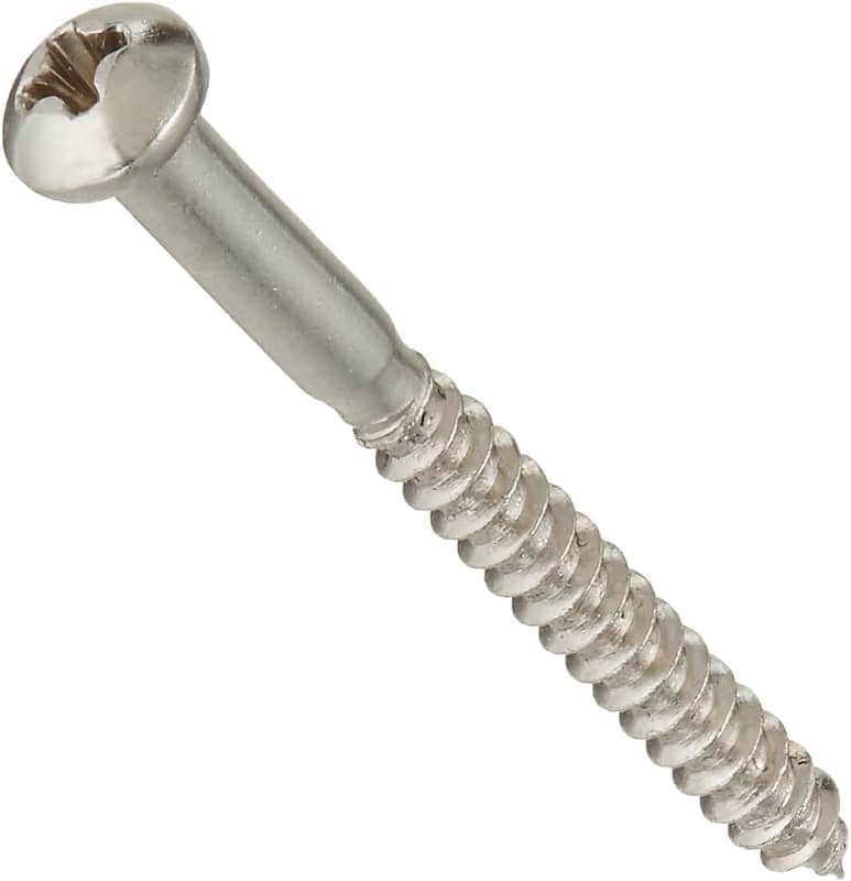 Pickup Mounting Screws, P Bass Chrome, 12-Count image 1