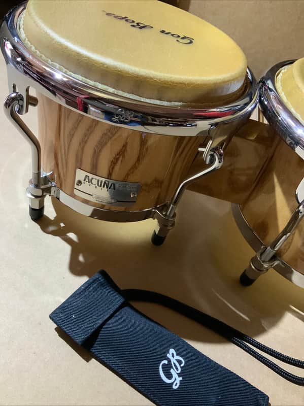 Gon Bops Acuna Bongo Set 7"/8.5" - Natural image 1