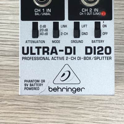 Behringer DI-20 Ultra DI Box image 1