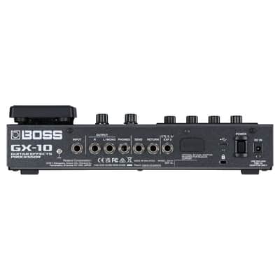 BOSS GX-10 Guitar Effects Processor with Multi Mode Footswitches, Integrated Expression Pedal, and USB Audio Connectivity (Black) image 3