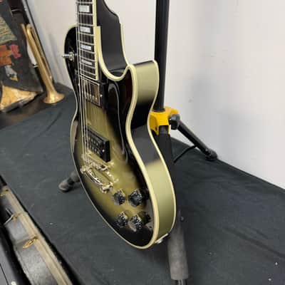 Used Epiphone Les Paul Custom Adam Jones Signature Electric Guitar Silver Burst with Original Case 2024 image 13