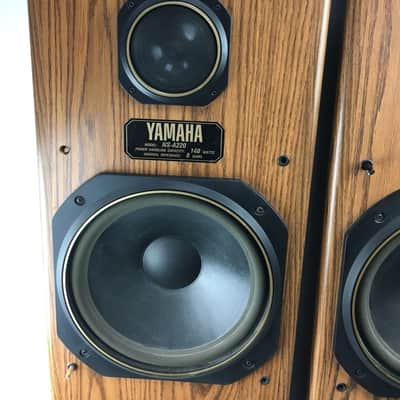 Vintage very rare Yamaha NS-A220 3-Way Tower 140W Speakers Stereo image 3