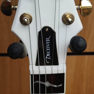 Dean Deceiver (White) w/ EMG Pickups image 5