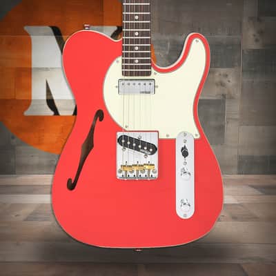 Vintage V72 ReIssued Electric Guitar - Firenza Red (V72FR) image 1