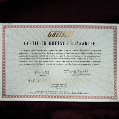 Gretsch Professional Nashville HolloBody w/ String-Thru Bigsby- Cadillac Green w/ Gold Hardware 2025 (JT25113894) image 6