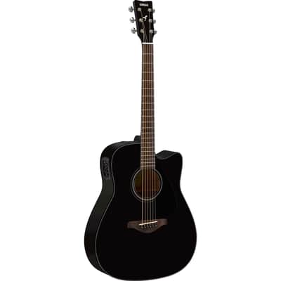 YAMAHA FOLK GUITAR FGX800C BL image 1