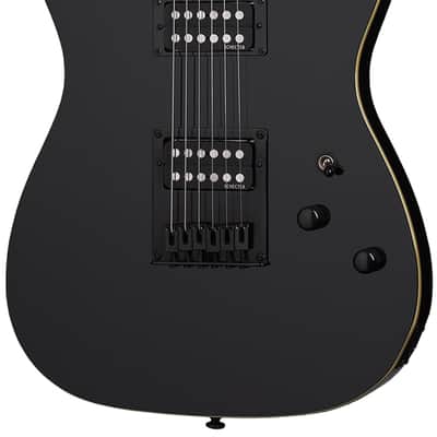 Schecter PT Electric Guitar. Gloss Black (BLK) image 1