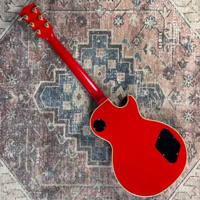 1986 Gibson Les Paul Custom Ferrari Red Rare Left Handed Vintage Electric Guitar W/ Original Hardshell Case! image 4