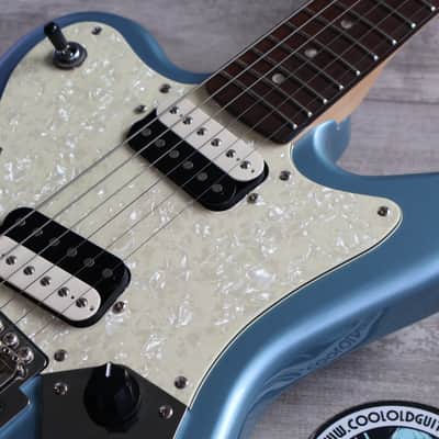 2020 Squier Paranormal Super-Sonic Offset (Ice Blue Metallic) image 5