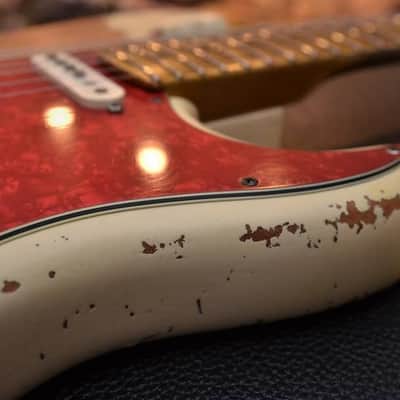 American Fender Stratocaster Relic Vintage White Texas Specials image 14