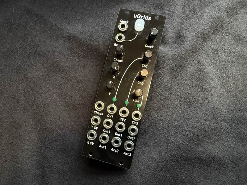 uGrids Mutable Instruments Grids alt (clone) sequencer black 8HP