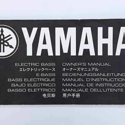 Yamaha Electric Bass Original Owner's Manual + Guarantee Booklet - Vintage Case Candy image 2