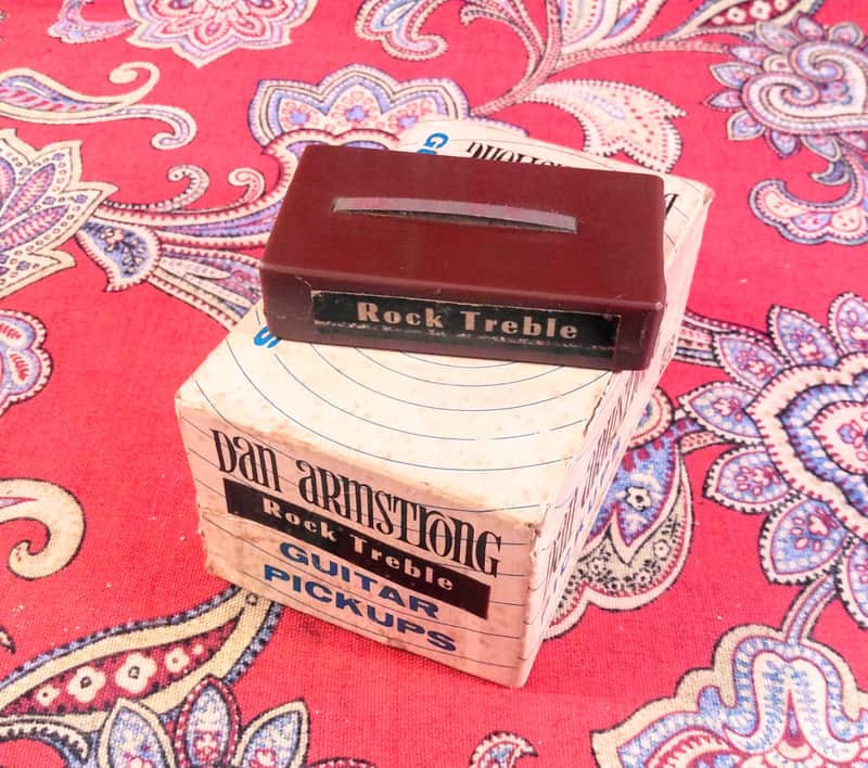 VINTAGE 1969 AMPEG DAN ARMSTRONG RT GUITAR PICKUP - ROCK TREBLE w/ ORIGINAL BOX image 1