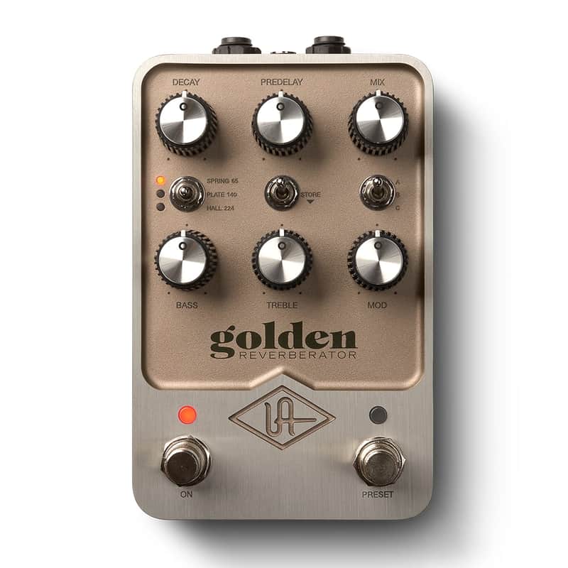 Universal Audio Golden Reverberator Stereo Effects Pedal - Mint, Open Box image 1