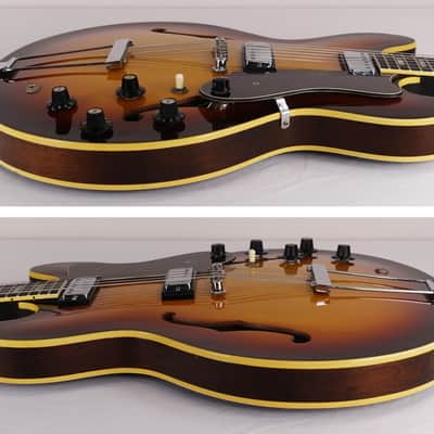 1967 Epiphone Riviera E360TD 12 String XII with Hardshell Case image 4