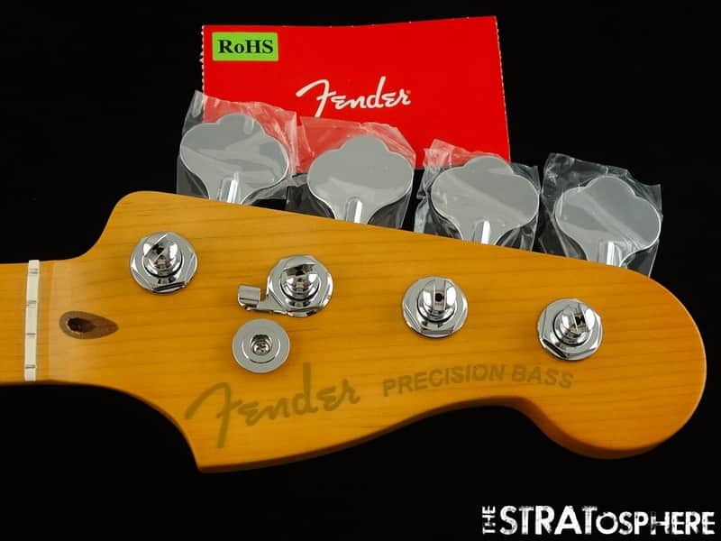 Fender American Ultra II Precision P BASS NECK w/ TUNERS USA, Modern image 1