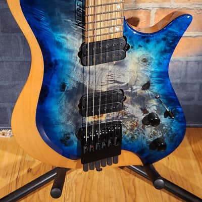 Kiesel Zeus 6 Multiscale Blue Burst w/ Original Gig Bag Absolutely Amazing Instrument image 6