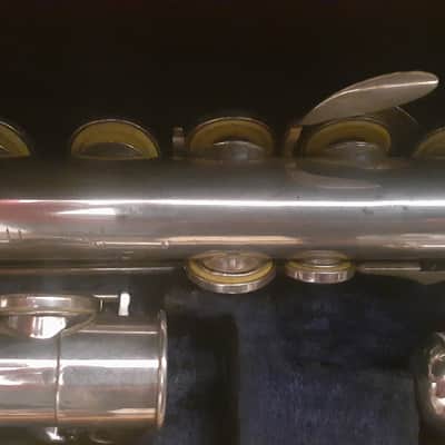 RARE Philipp Hammig Sinfonia Pre-Professional German Silver C Flute Reform Wave Headjoint Adler Wing Offset-G High G/A Trill C#/D# Foot Rollers Split-E image 11