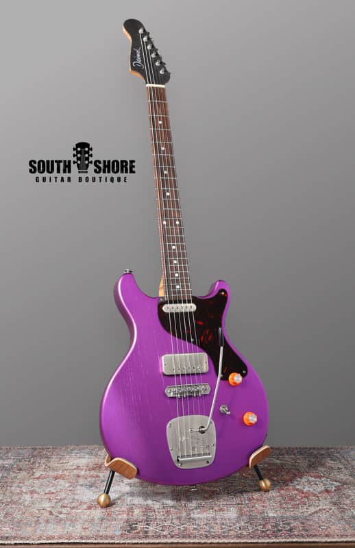 Deimel Guitar Works Doublestar RawTone Set-Neck - 2024 - Open Pore, Matt Purple Candy Metallic. NEW, (Authorized Dealer) image 1