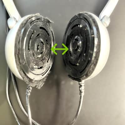 Koss KTX Pro 1 Titanium Portable Headphone W/Volume Control #0289 (LOT OF 2)THS image 3