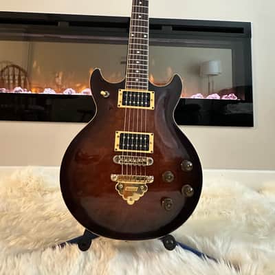 Ibanez Artist AR105 1983 - Quilted Mahogany Burl Antique Burst image 2