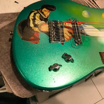 Space Dandy Peavey Rockmaster Green Sparkle image 11