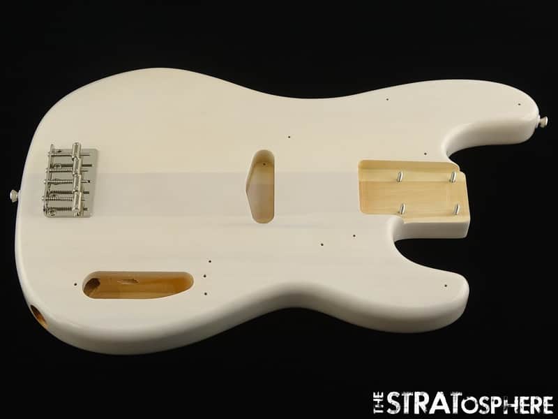 Fender Squier 50s Classic Vibe Precision P Bass, BODY & HARDWARE, White Blonde image 1