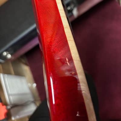 2022 PRS DGT 10-Top Charcoal Cherry Burst w/case image 13