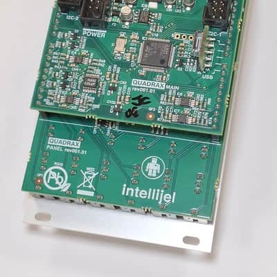 Intellijel Quadrax Quad Function Generator Eurorack Synth Module 2020 - Present - White image 4