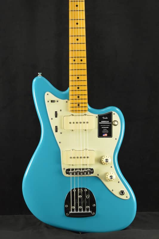 Mint Fender American Professional II Jazzmaster Miami Blue Maple Fingerboard
