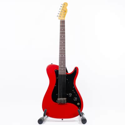 1981 Fender Bullet S-1 Standard Red w/ Integrated Pickguard/Bridge, Designed by John Page, OHSC image 2