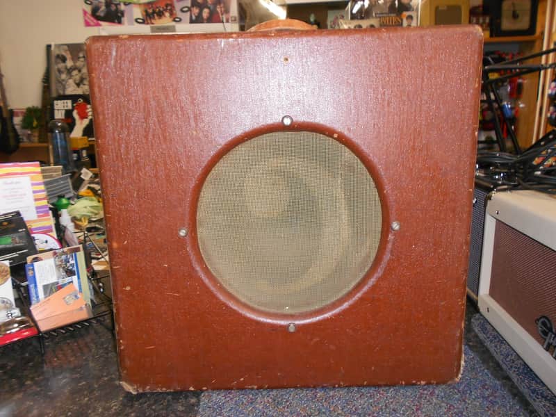 Ampeg Super 800 bass amp 1949 brown image 1