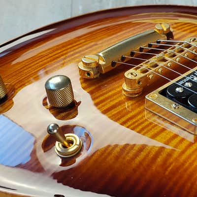 Cort MMP-2 Masterpiece Custom Shop Double Cutaway (Flame Brown Sunburst) image 6