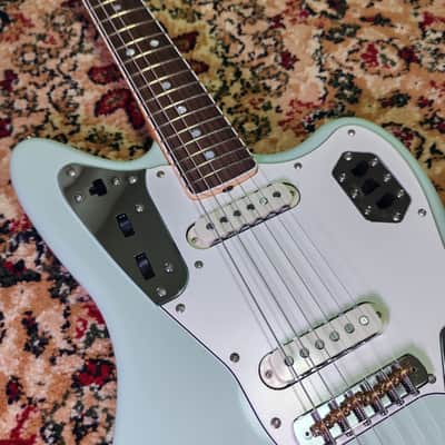 *NEW IN BOX* 2026 Fender Japan Moeka Shiotsuka Jaguar moni 羊文学 (Hitsujibungaku) Limited Edition with Exclusive Strap - Aged Sonic Blue MIJ JD26 image 12