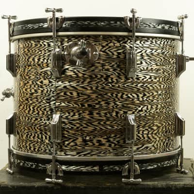 1960s Rogers 14x20 Black Onyx Pearl Bass Drum image 4