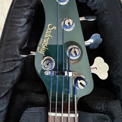 Sadowsky - NYC Vintage Style Super Precision Super Jazz Bass 2021 - Dark Green Metallic image 3